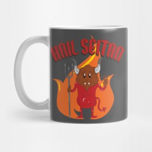 Hail Seitan Small Mug